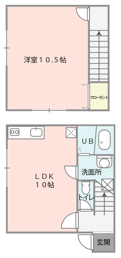 Takumi Apartment　1LDK(101)